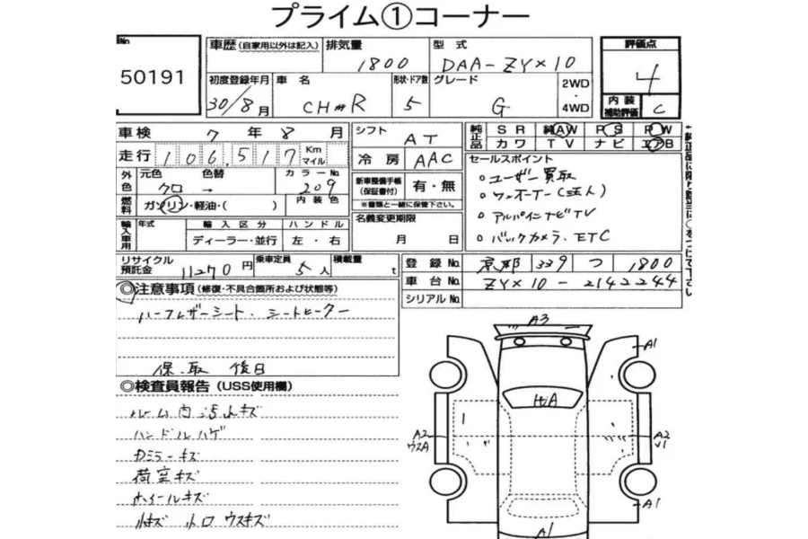 CHR Gled 2018 ماڈل برائے فروخت