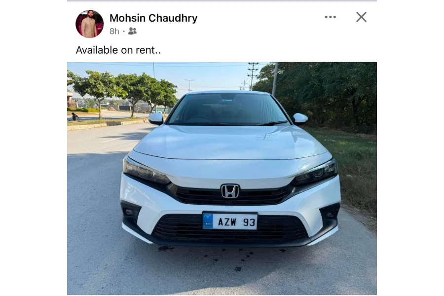 Honda Civic For Rent