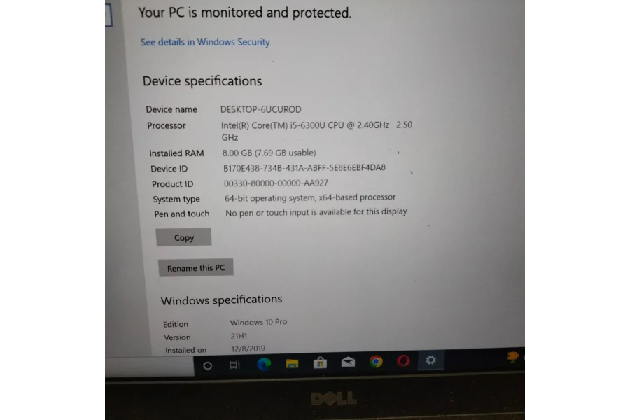 Dell Latitude 5470 I5 6th Generation