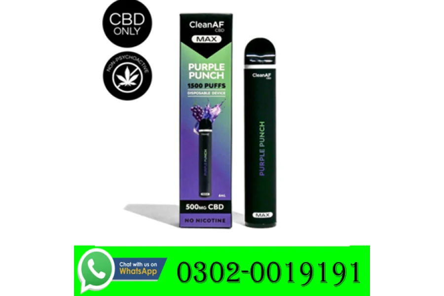 PURPLE PUNCH CBD VAPE Nawabshah (Benazirabad)	– 03020019191