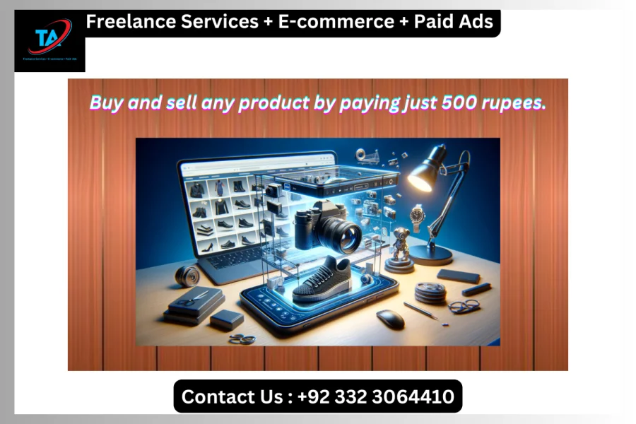 Buy and sell any product by paying just 500 rupees.