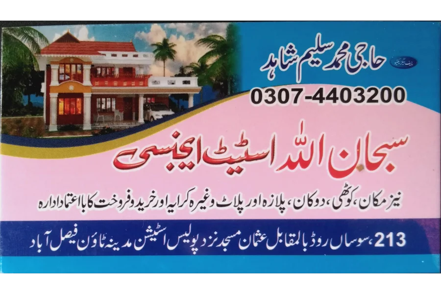 5 marla House For Rent in 213 Madina Town