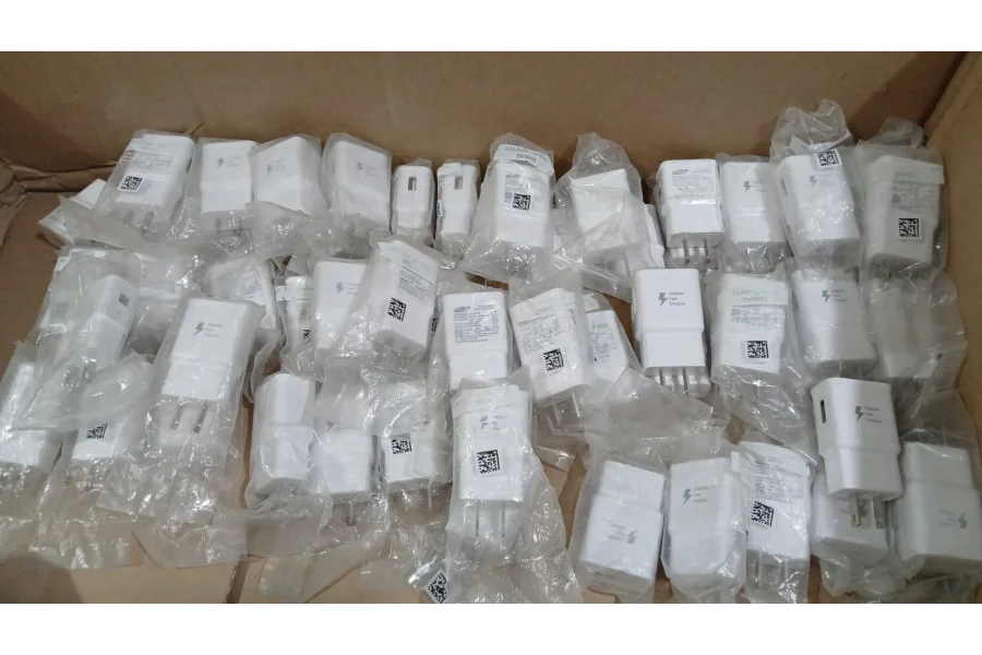 Samsung Adapter Fast Charger USB Wall Charger – White (Lot Of 74)