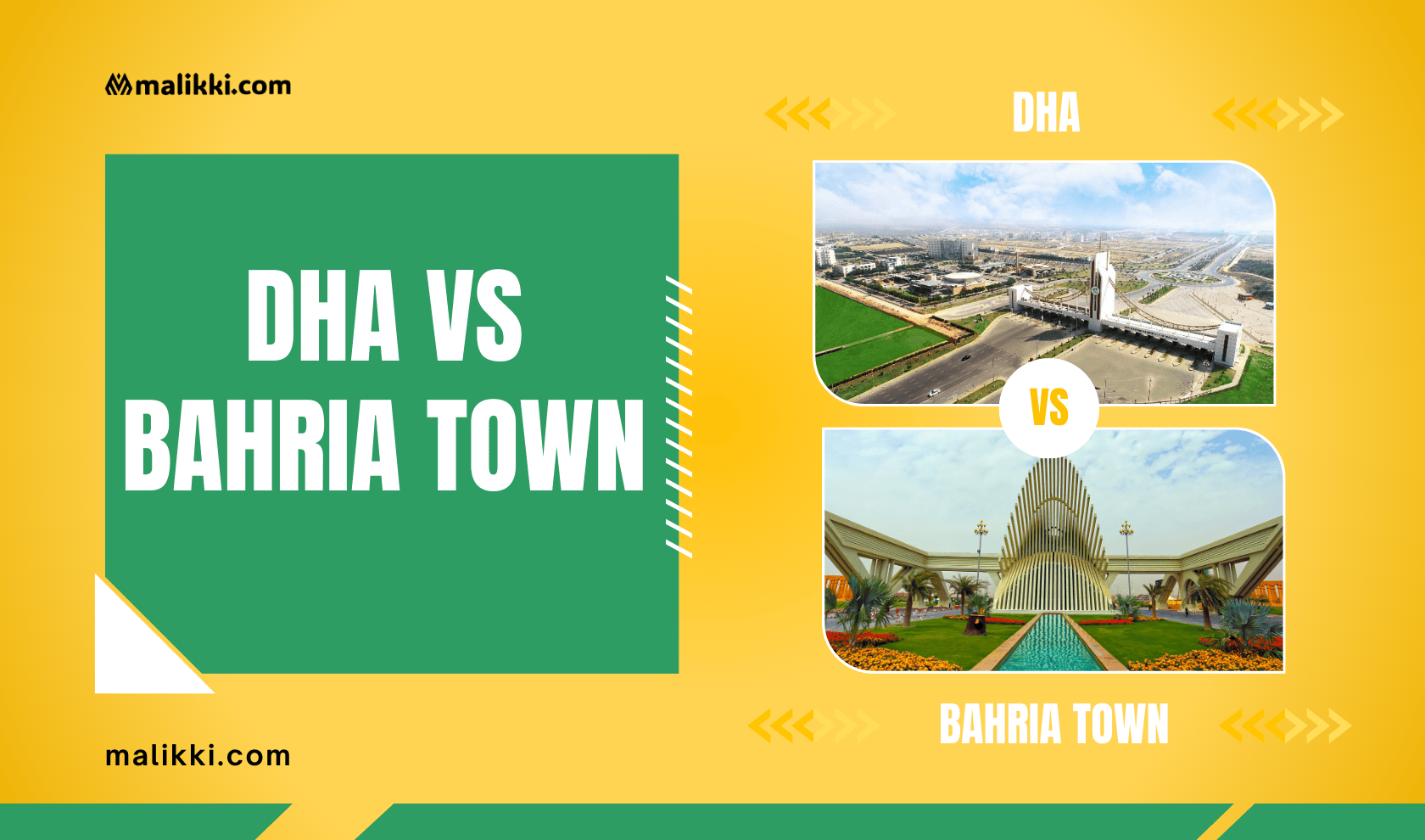 DHA vs Bahria Town: A Comparative Guide for Real Estate Investors