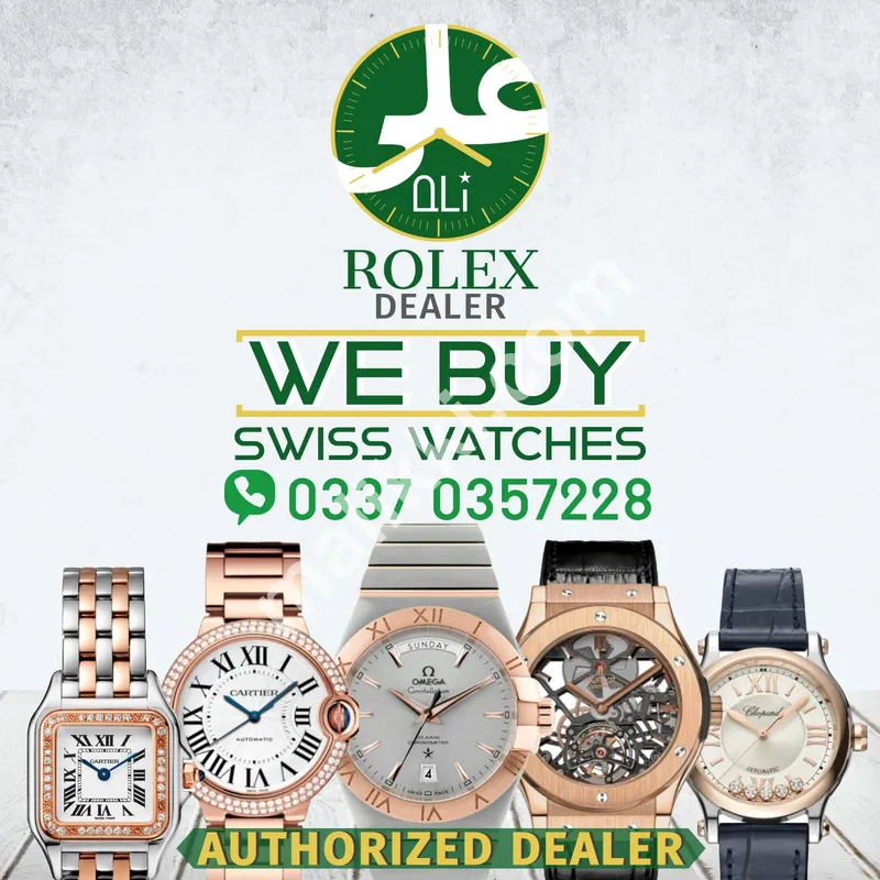 AUTHORIZED BUYER New Used Pre Owned VINTAGE Watches Rolex Cartier Omega