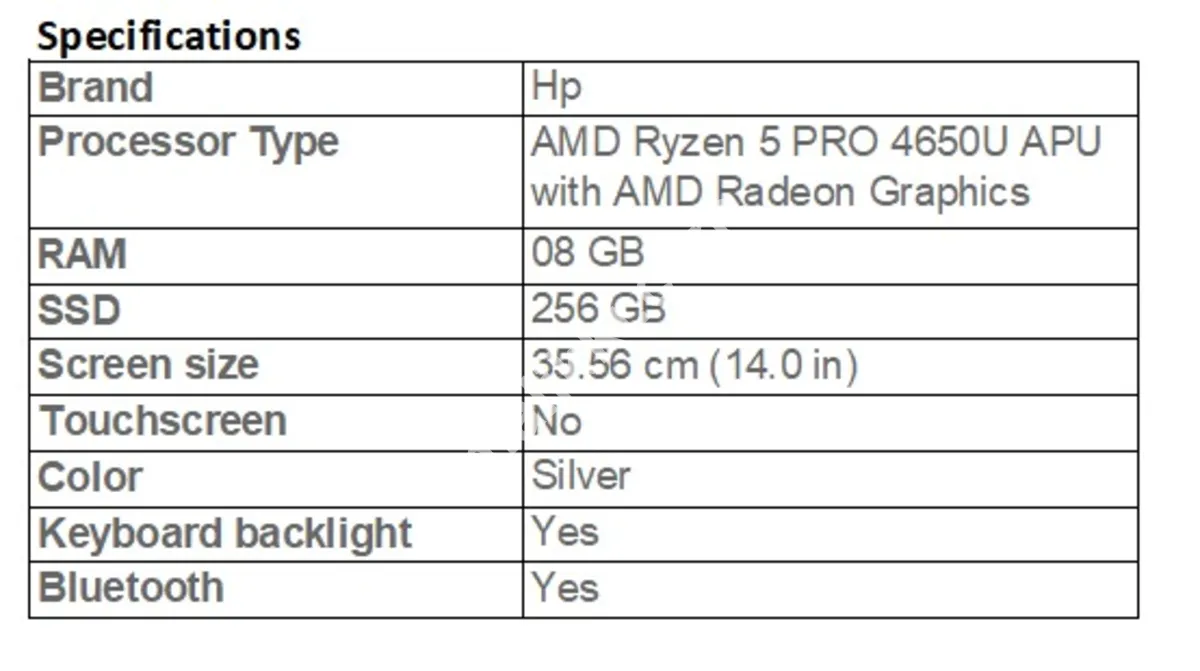 HP 845 G7 Pro5 Ryzan Available for sale