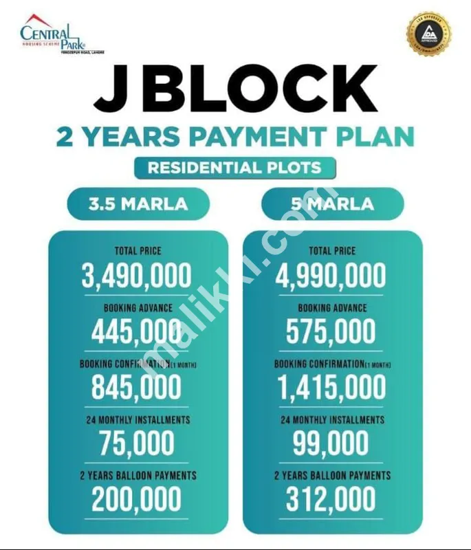 5 marla plot for sale