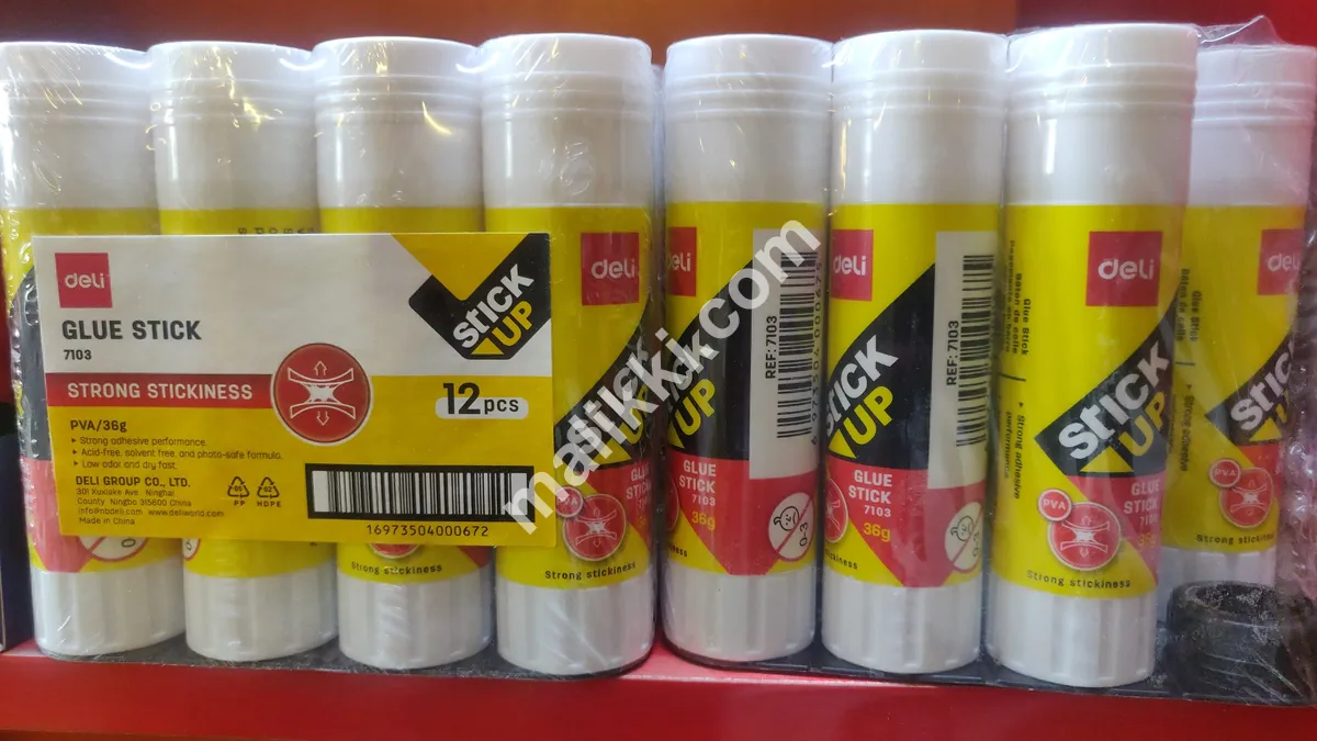 Deli Stick Up Glue Stick 12 Pcs-0