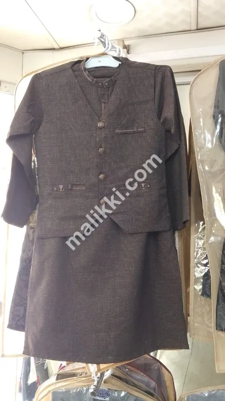 Kid's 3 Piece Suit in Black Color -0
