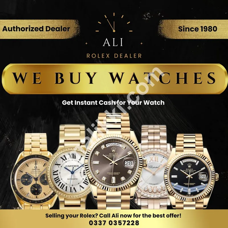 رولیکس، اومیگا، کرٹئیر نیو، استعمال شدہ اور ونٹیج گھڑیوں کے لیے ادا کی جانے والی ٹاپ کیش-0