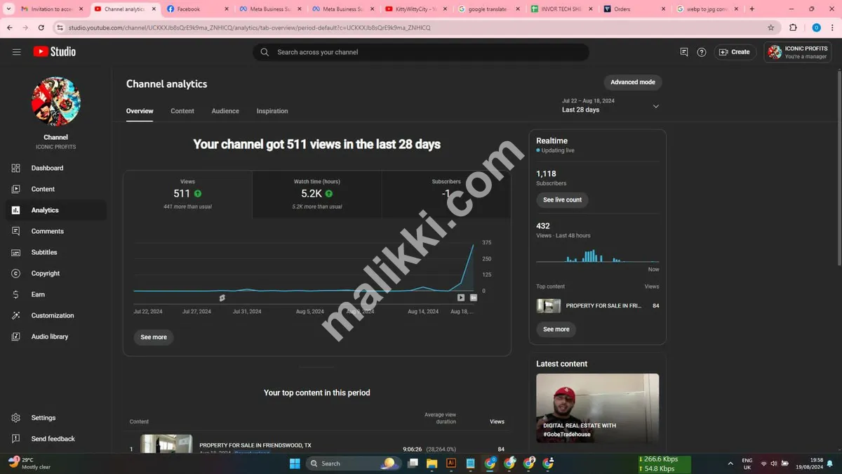 یوٹیوب چینل منیٹائزیشن سروسز کو 1k سبسکرائبرز 4k واچ نان ڈراپ دستیاب ہیں۔