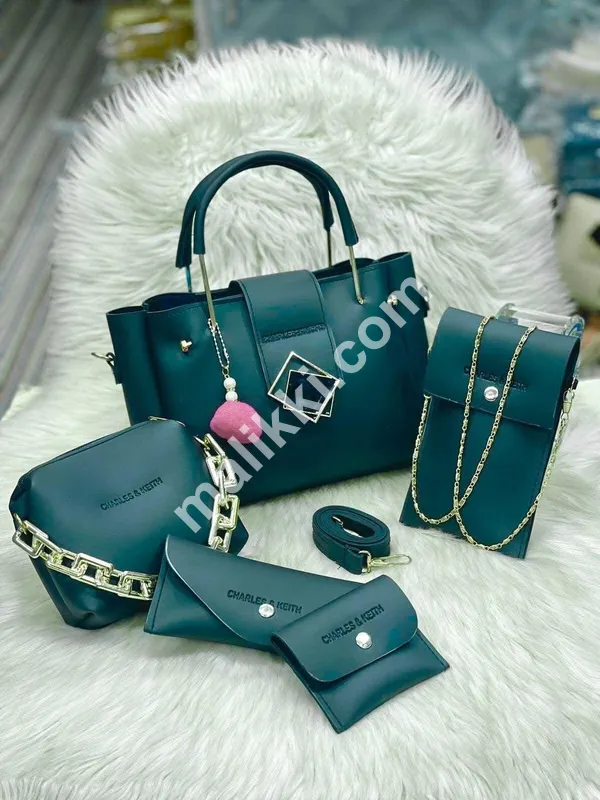 5 Pcs Women's PU Leather Bags