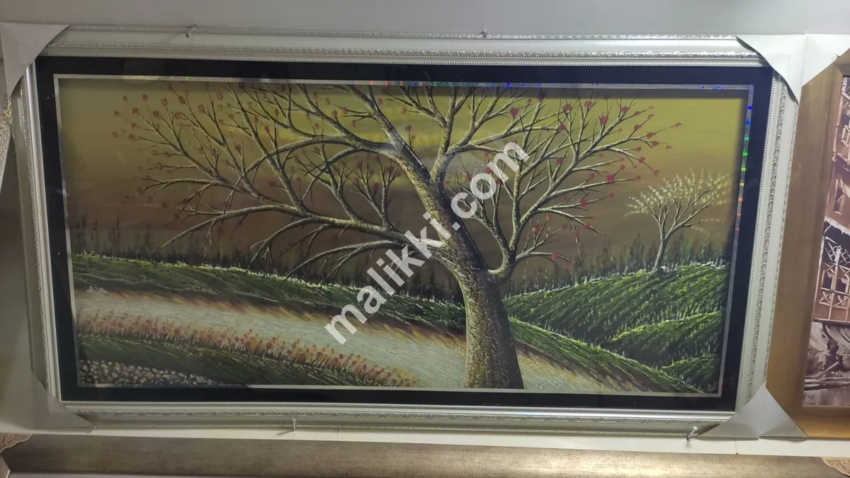 دیوار 2x4 فٹ رال آرٹ کے لیے منفرد درخت کا فریم