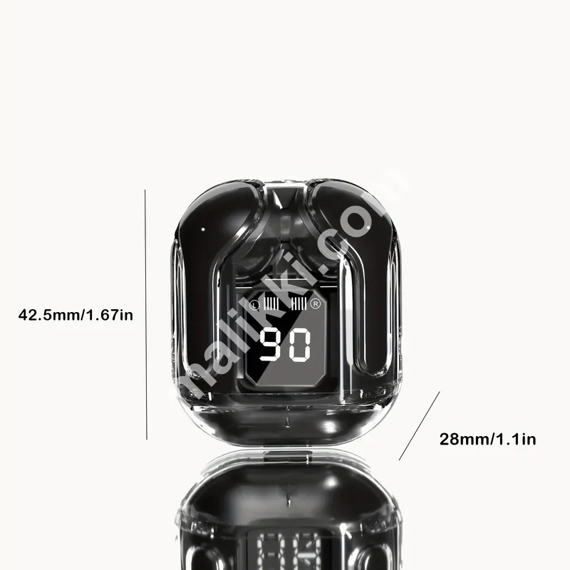 High-fidelity five-color wireless headphones, LED digital power display,