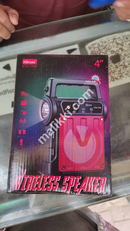 Wireless speaker 4 inch bluetooth with solar panel-0