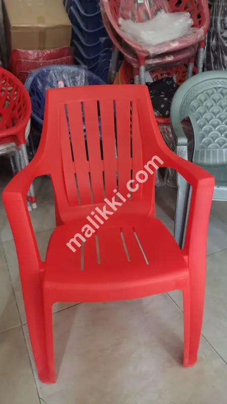 لیڈر 3333 پلاسٹک کی کرسی سرخ-0