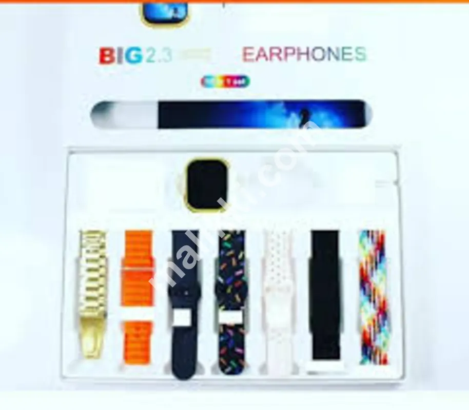 i20 ULTRA MAX SUIT Smart watch 10 in 1 Airpods pro with 7 different straps