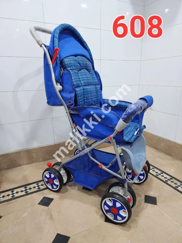 Baby Walker Pram Blue Color-0