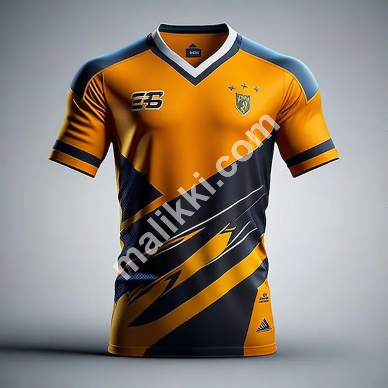 Sport Wear Shirt in Orange & Blue Colour Available For Sale