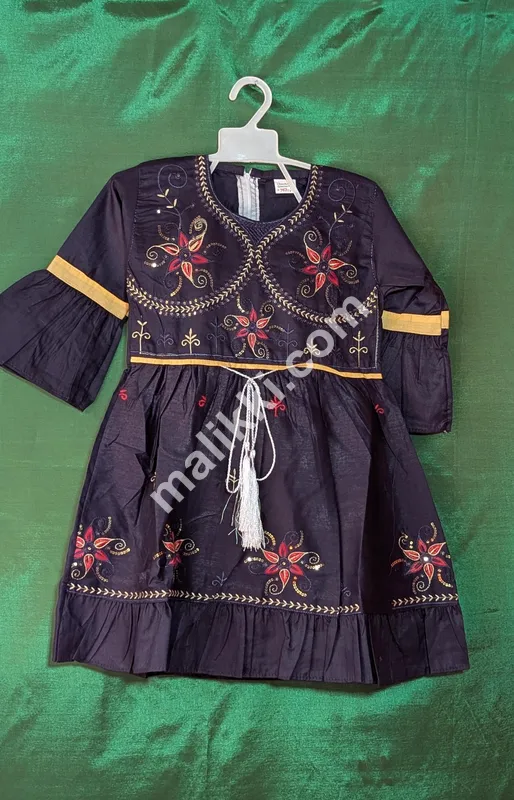 Purple Kids Frock-0