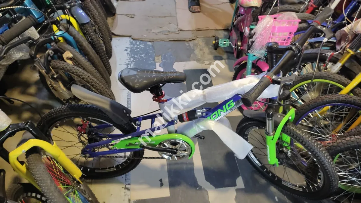 Strong Bicycle With Double Shocks with Double Disc Brakes