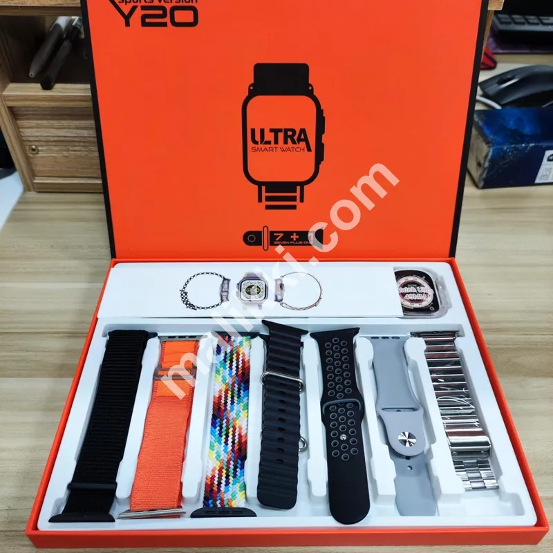 Y20 Ultra Smart Watch With 7 Straps-0