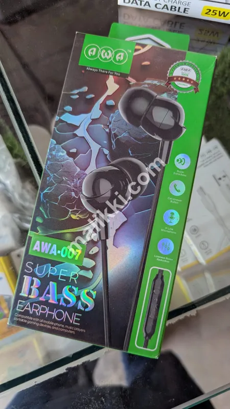 AWA Super Bass Earphone AWA-007
