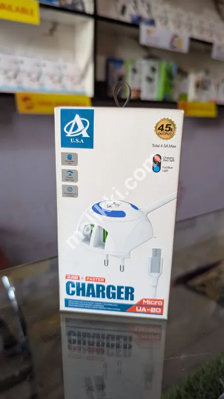 U.S.A UA-20 2 USB Fast Charger-0