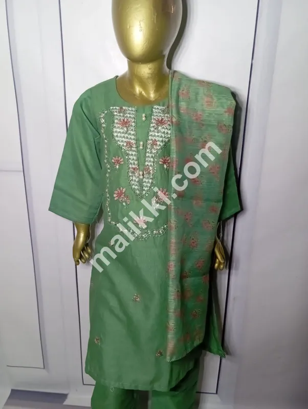 Doria Cotton 3 Pcs Shalwar Kameez Suit for Girls