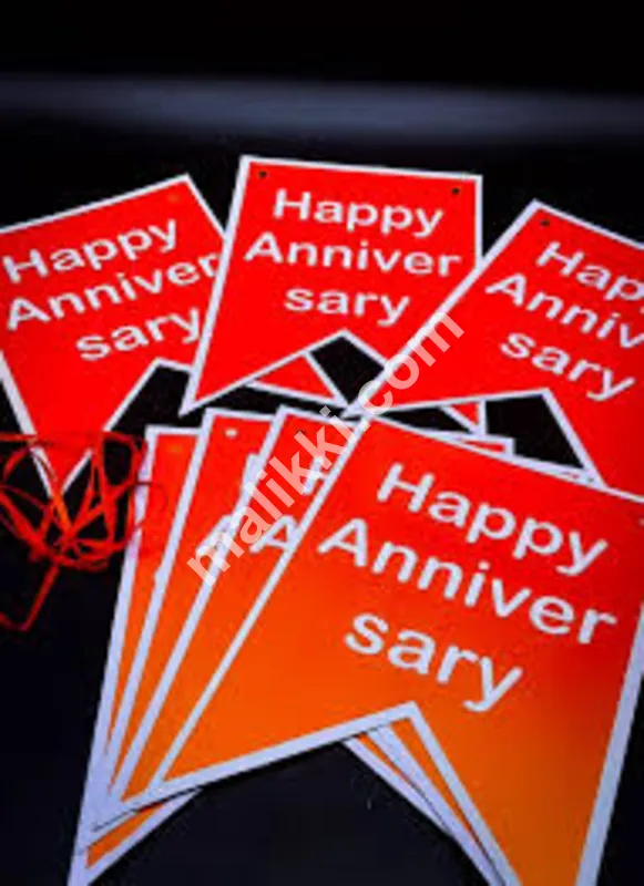 سالگرہ مبارک ہو بینر السٹریشن ڈیزائن، آرٹ پرنٹ-0