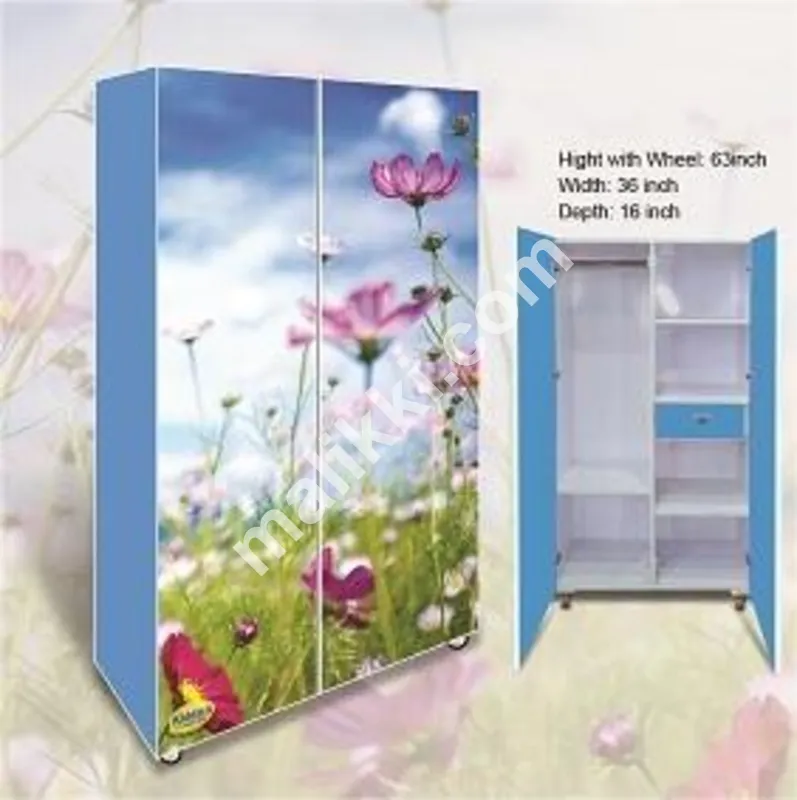 blue Wardrobe  Flowers