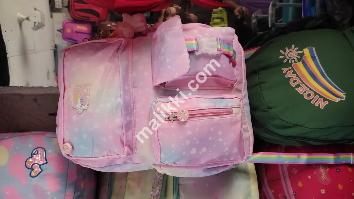 School Bag For Girls with Extra Pockets-0