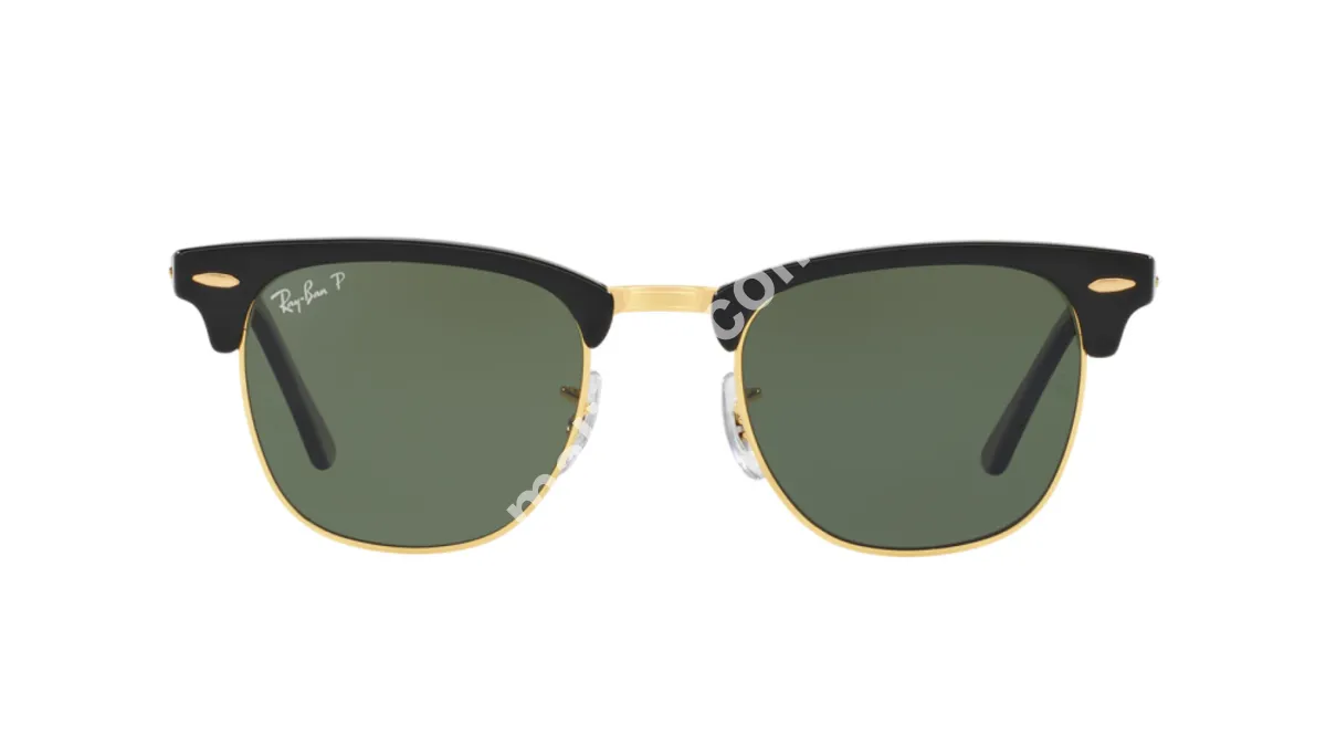 Ray-Ban Clubmaster Polarized Green-0