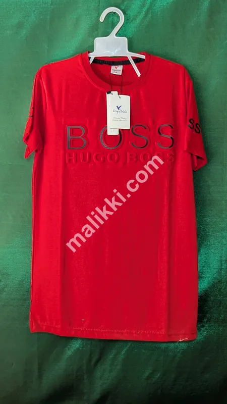 Boys BOSS Red T Shirt