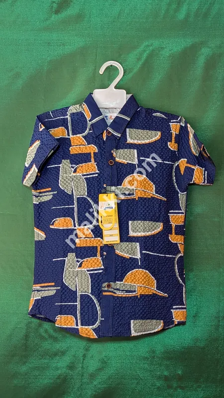 Boys Half Sleeve Shirt-0