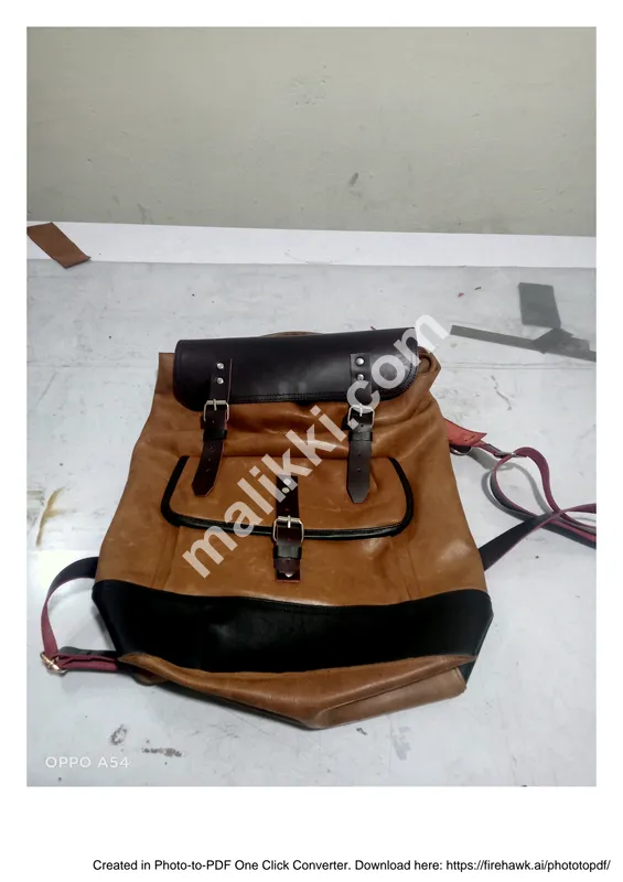 orignal leather backpack