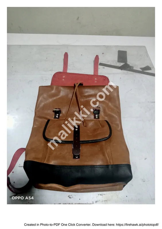 orignal leather backpack-0