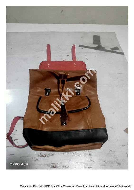 orignal leather backpack