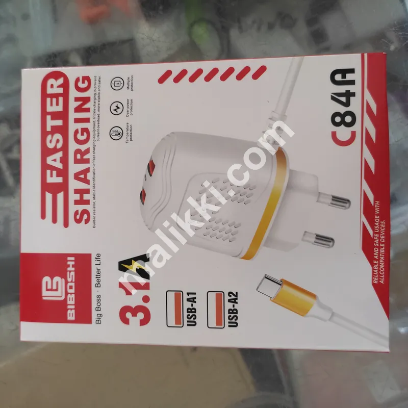 Fast Charger Biboshi 3.1A Type c