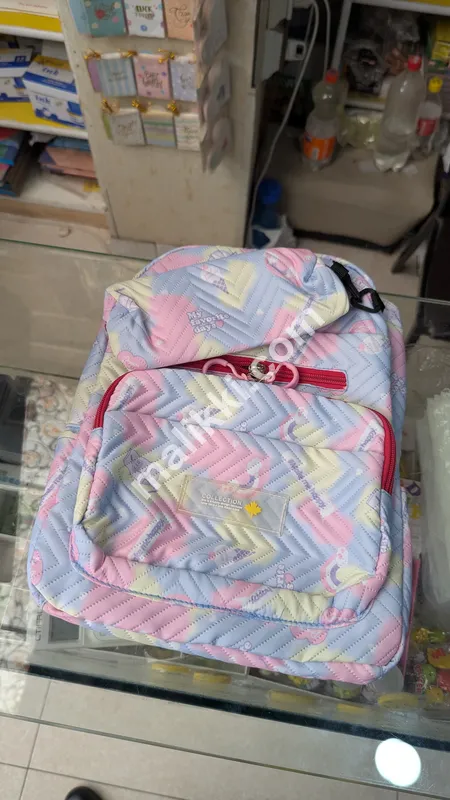 Beautiful School Bag with Water Bottle Bag