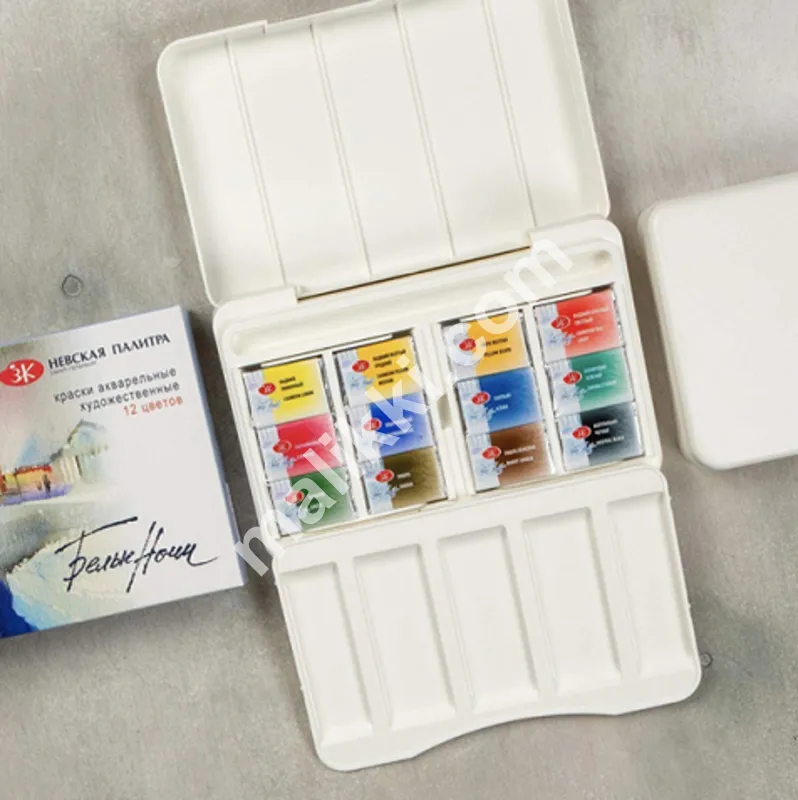3K Nevskaya Palitra White Nights Watercolors Set of 12