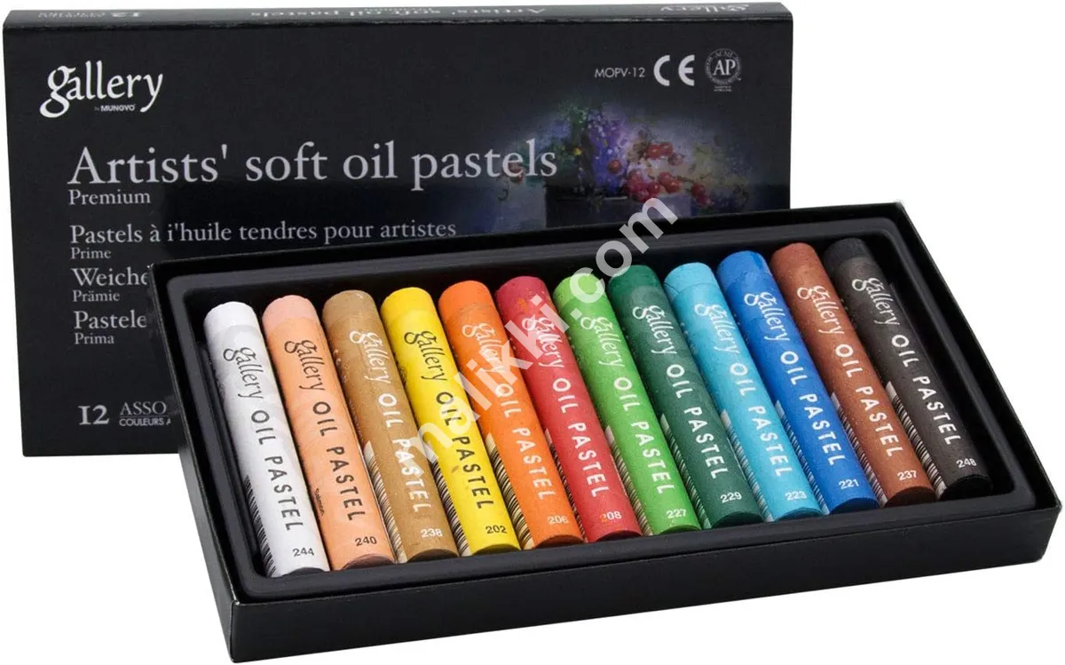 Mungyo Gallery Soft Oil Pastels 12 pcs -0