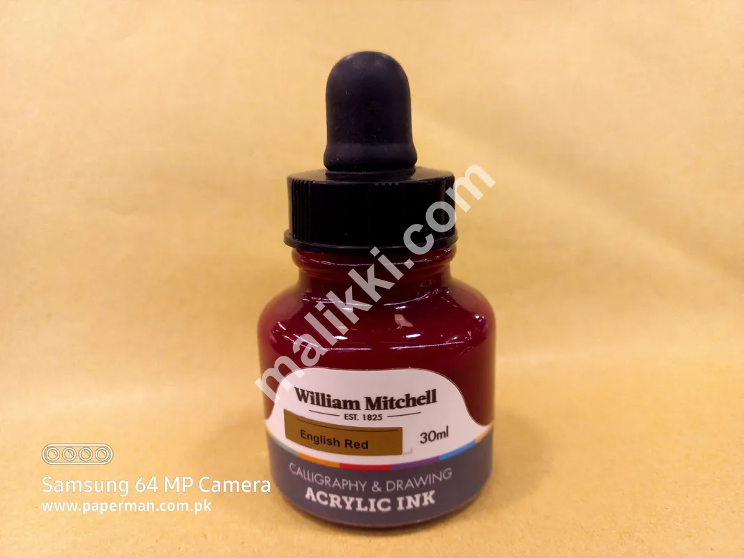 Acrylic Inks English Red  30ml -0