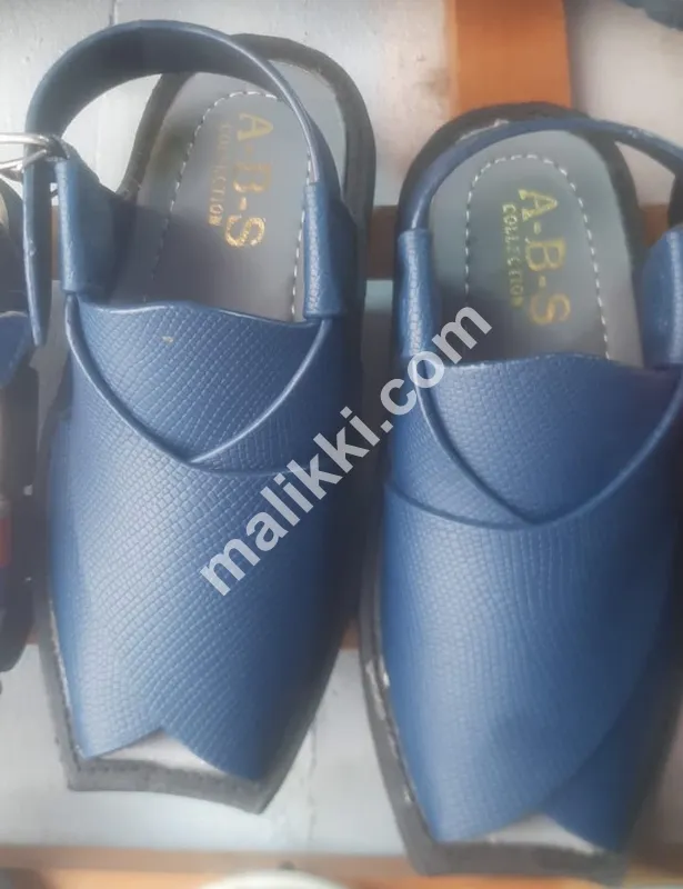 Peshawri Chappal Blue-0
