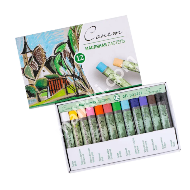 3kSonnet Oil Pastel Set of 12