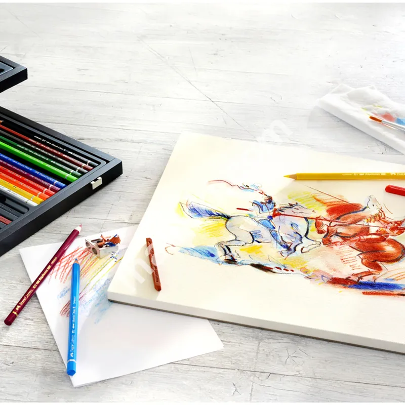 Art set the FABER-CASTELL Art & Graphic Compendium, 54 subject, wooden box