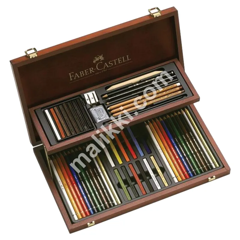 Art set the FABER-CASTELL Art & Graphic Compendium, 54 subject, wooden box