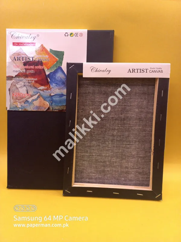 Black Imported Canvas 50x60cm