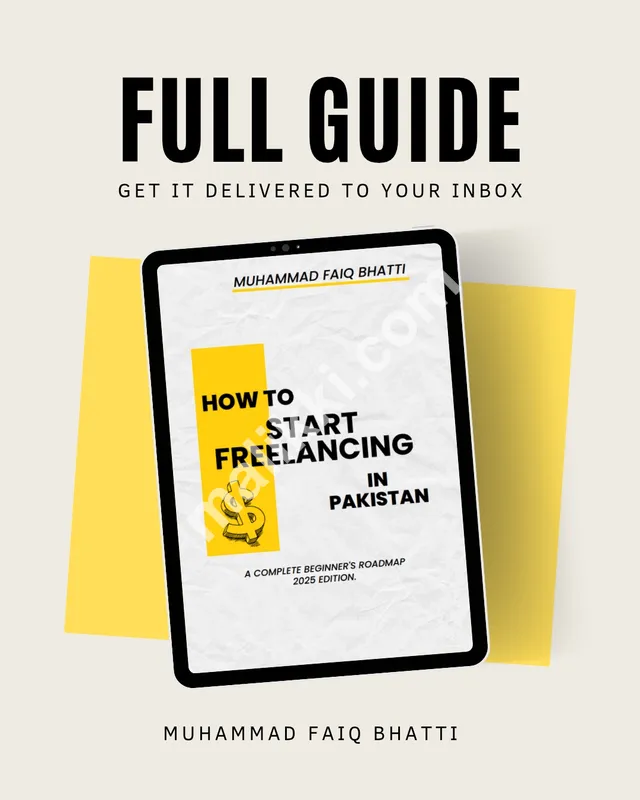 HOW TO START FREELANCING IN PAKISTAN EBOOK (2025 EDITION)