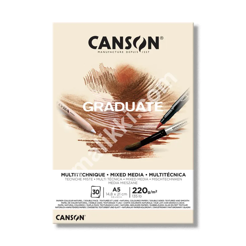 Canson Graduate Mixed Media A5 Size 
